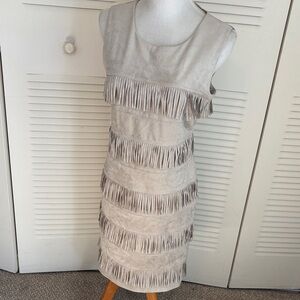 CALVIN KLEIN SUEDE DRESS